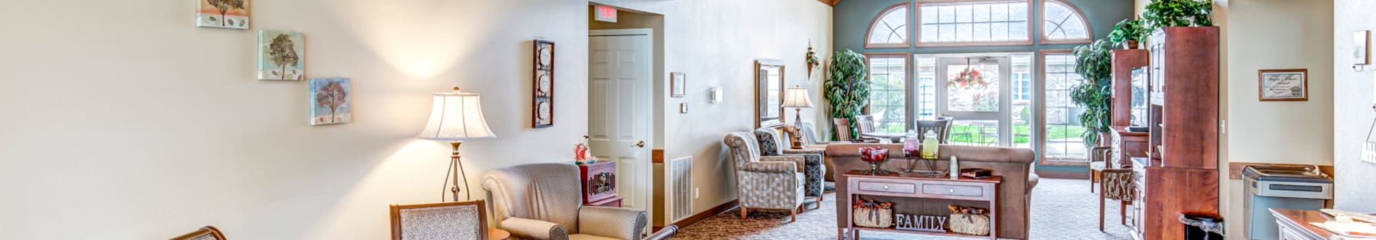 Services and amenities at Brookstone Estates of Effingham in Effingham, Illinois. 