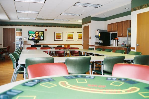game room with seating area