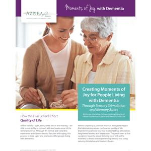 Moments of Joy with Dementia