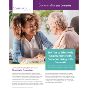 Communication and Dementia