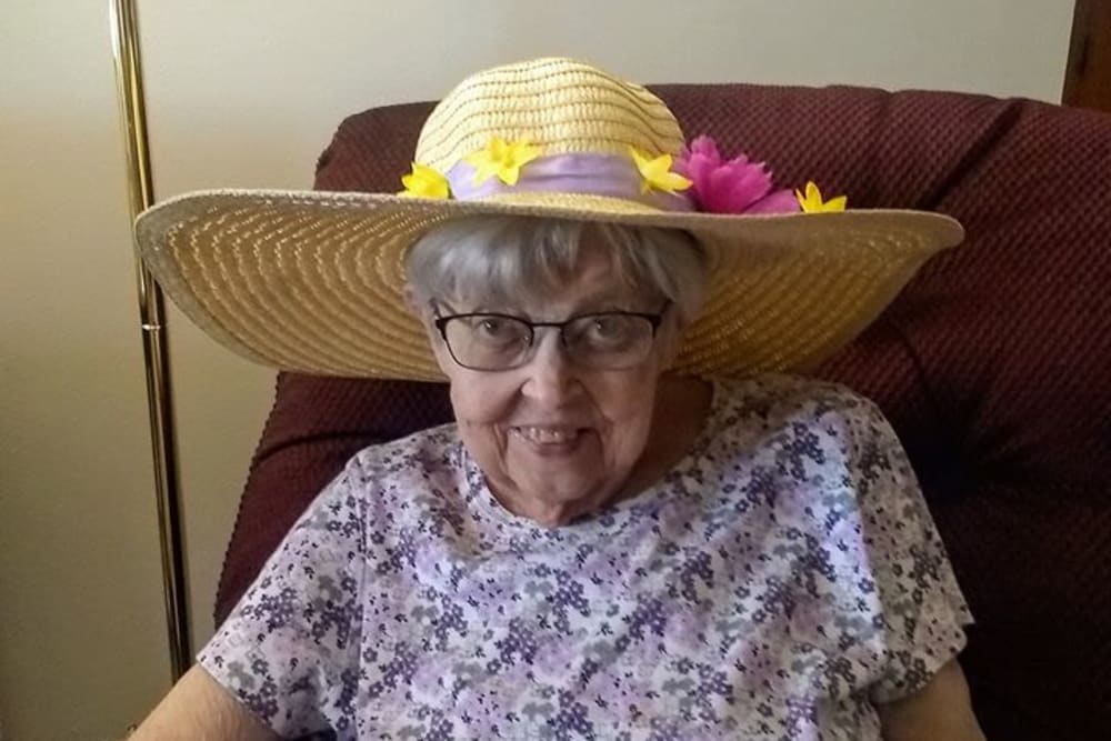 Resident at Age Well Centre for Life Enrichment