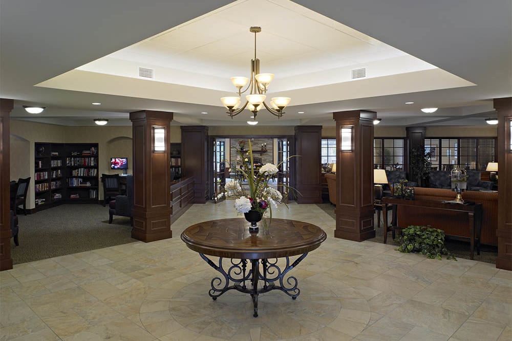 Senior living residents at Oak Hill Supportive Living Community