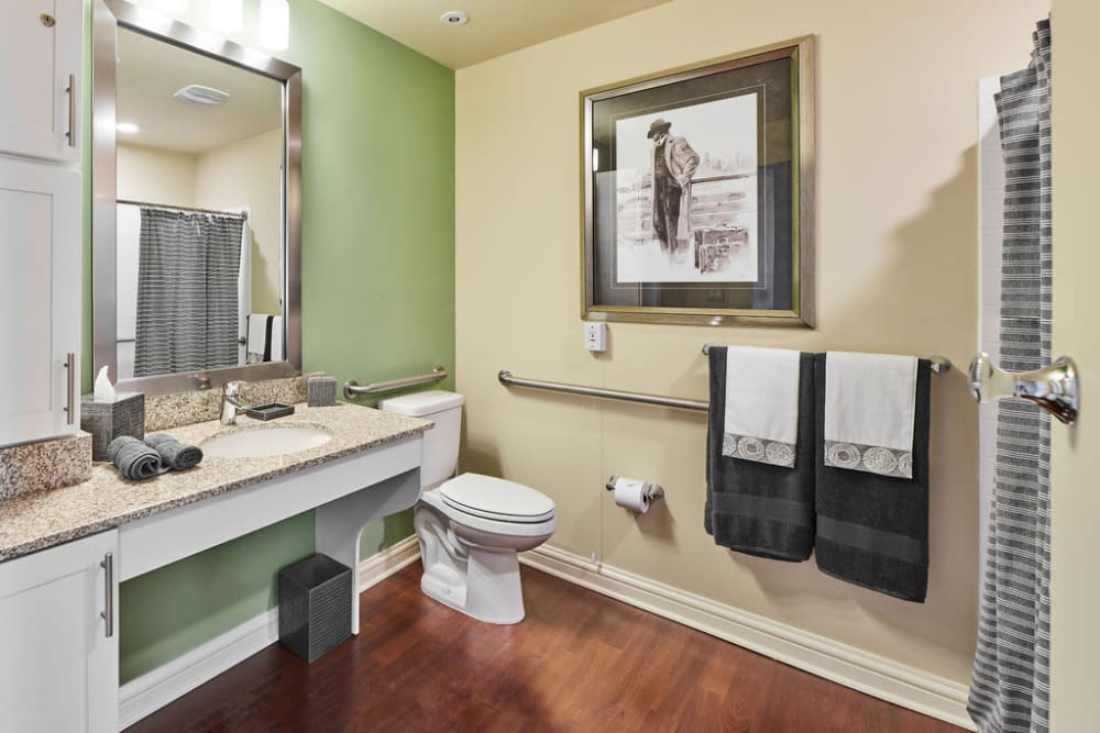 Bathroom at Azpira at Windermere in Windermere, Florida | Pathway to Living