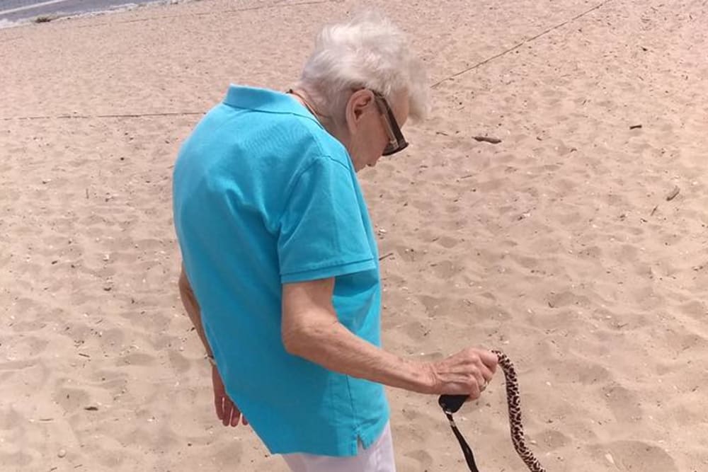 Resident at Age Well Centre for Life Enrichment