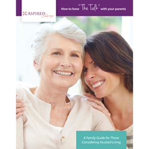 The talk photo card at Aspired Living of Westmont