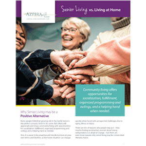senior residents celebrating together