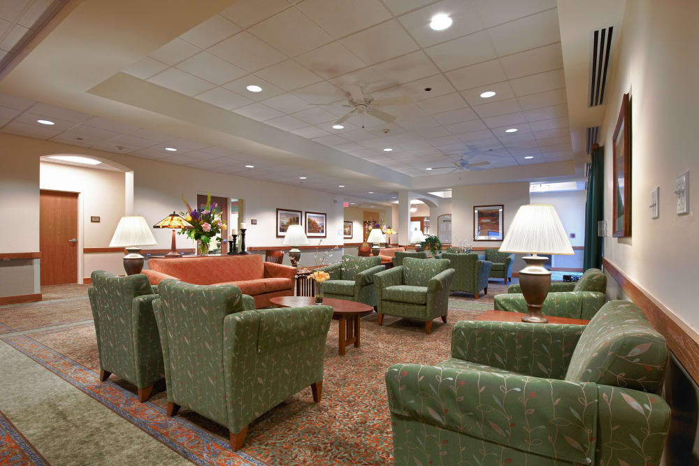community seating area