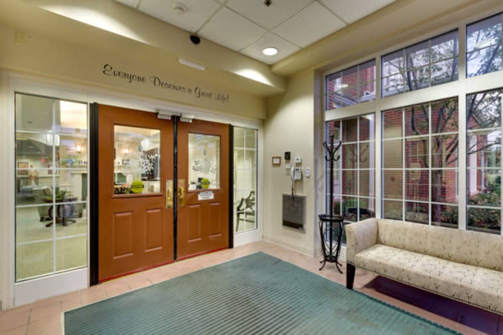 Entrance at Carriage Court of Kenwood in Cincinnati, Ohio