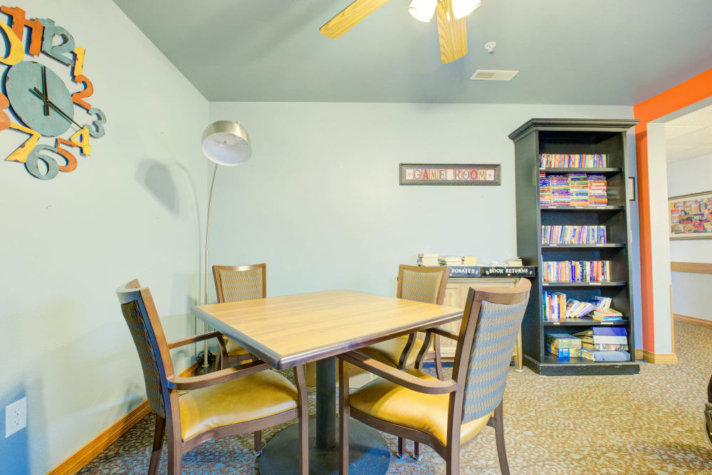 Game room at Brookstone Estates of Vandalia in Vandalia, Illinois