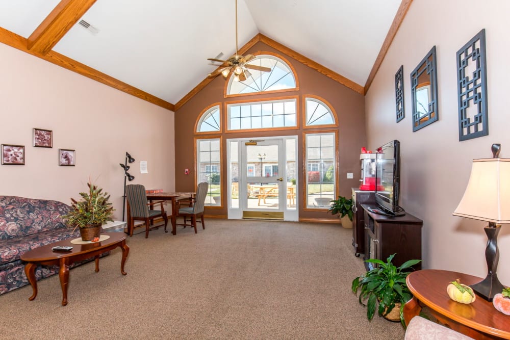 Hallway at Brookstone Estates of Fairfield in Fairfield, Illinois.