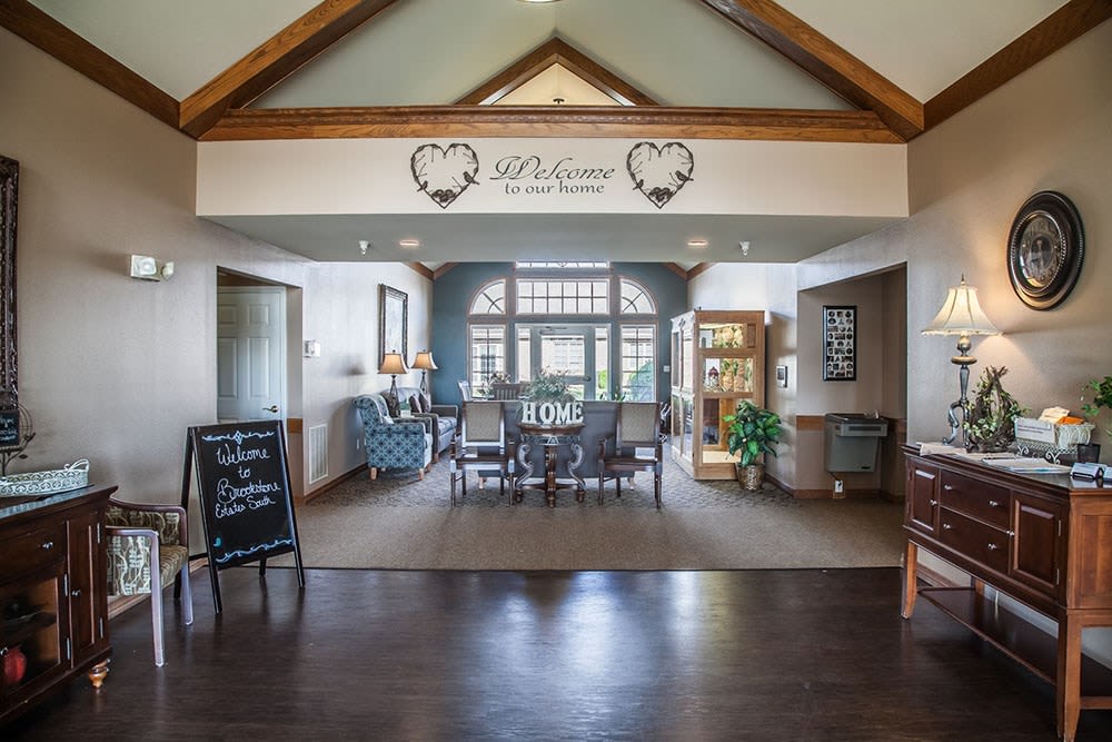 Entry hall at Brookstone Estates of Mattoon South in Mattoon, Illinois