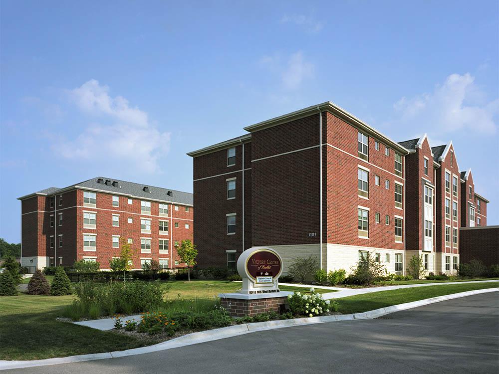 Exterior view of our installations at Victory Centre of Bartlett in Bartlett, IL