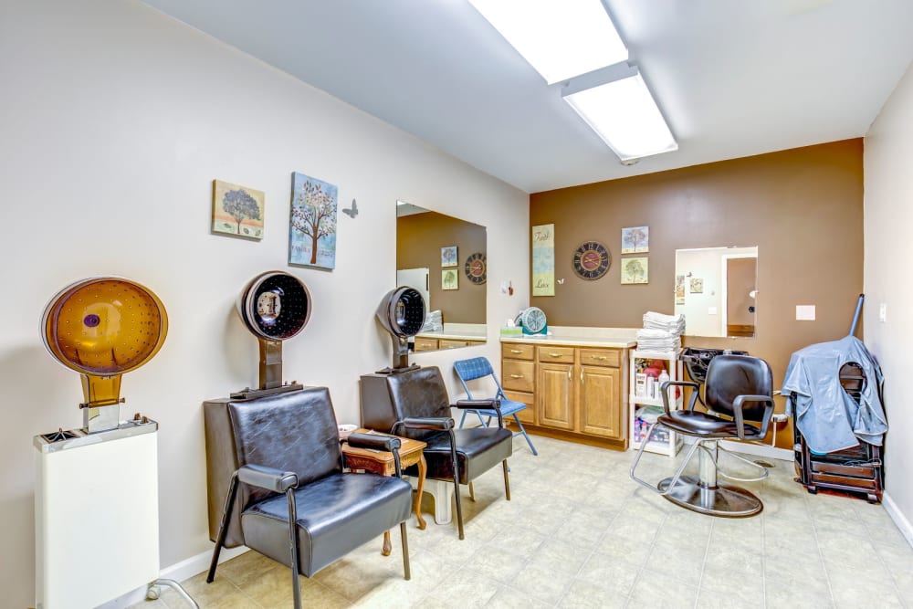 Salon at Brookstone Estates of Harrisburg in Harrisburg, Illinois.