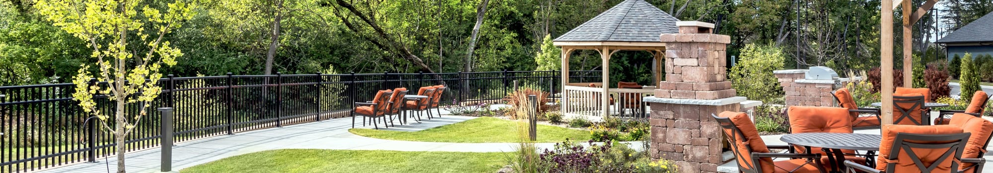 Services and amenities at Aspired Living of Prospect Heights in Prospect Heights, Illinois. 