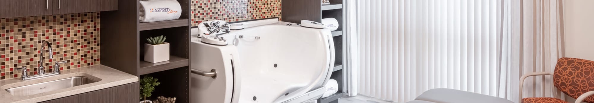 Services and amenities at Aspired Living of La Grange in La Grange, Illinois. 