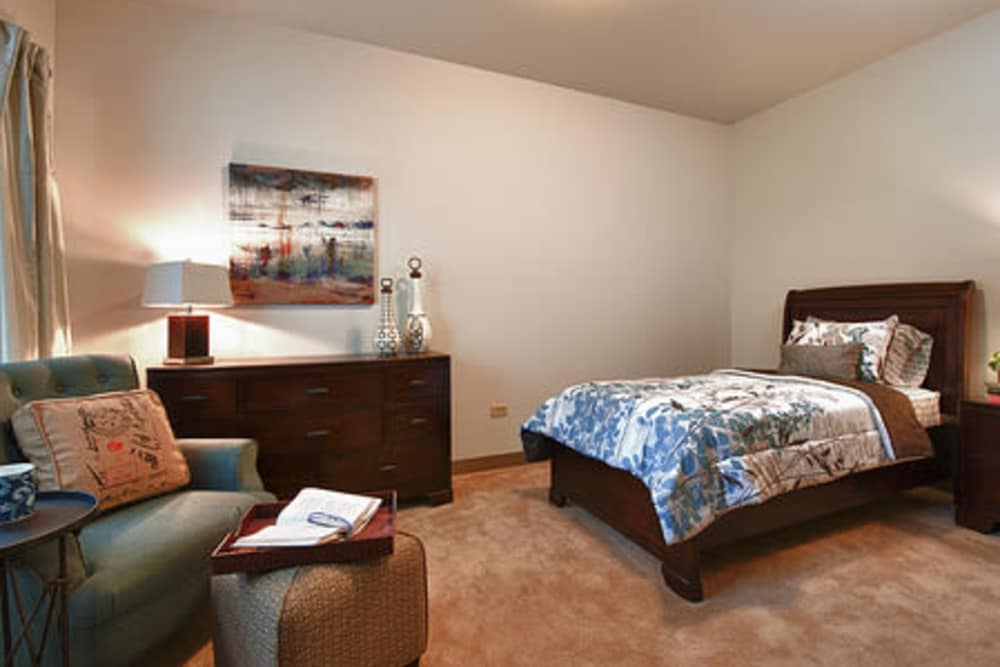 senior resident bedroom