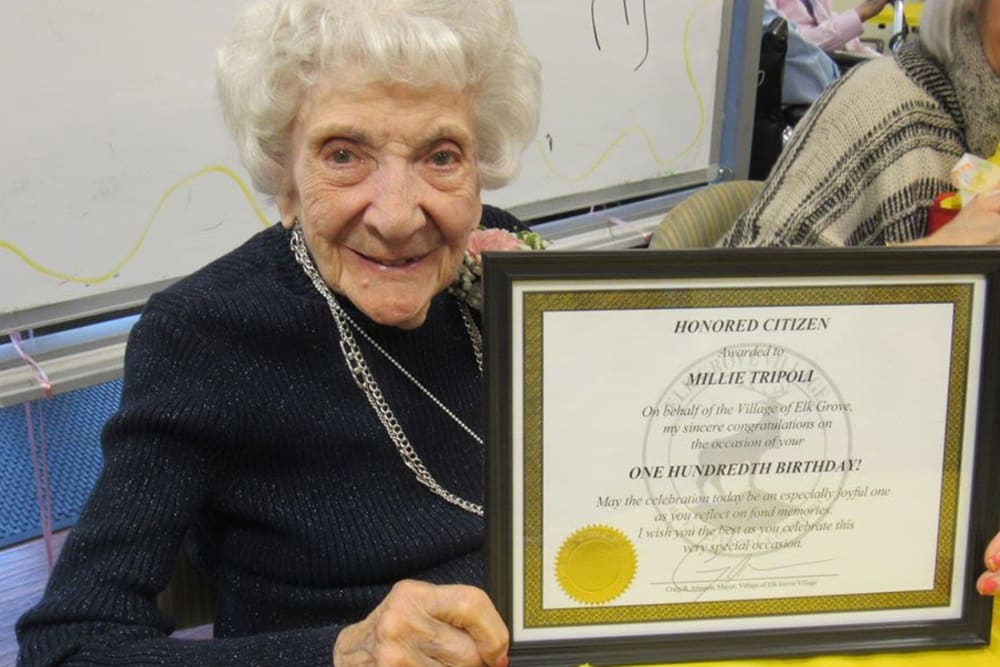 Resident at Alexian Village of Elk Grove